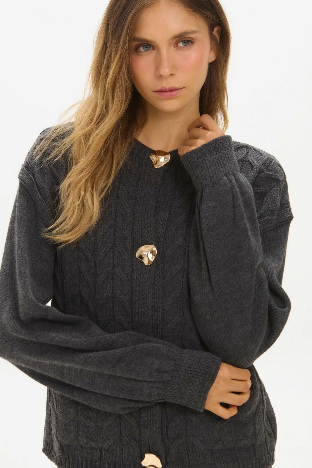 Imagem de Casaco Mia Cinza Rock Le Blog